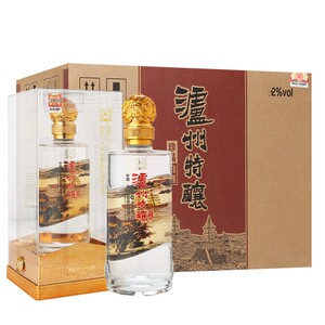 【正品保真】泸州老窖泸州特酿珍品浓香型白酒42度/52度500ml*6瓶