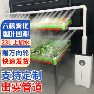 大雾量6核大型加湿器大容量商用蔬菜超市保鲜风幕柜烤串小吃摆摊