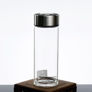 水杯男士 单层玻璃杯茶杯加厚耐热高档个性简约随手杯500ml大容量