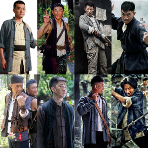 影视古装吴奇隆同款民国土匪土八路抗日英雄乞丐农民棉麻演出服装