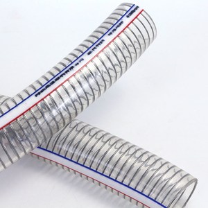 pvc钢丝管透明软管水泵进水管2寸3寸4寸抽水管防冻液压油管蛇皮管