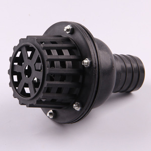 水泵塑料底阀止回阀1.5寸 莲蓬头 长135mm*38mm 外径38mm