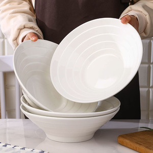 恒方堂旗舰店天猫大汤碗家用特大号深北欧双耳防烫泡面碗卡通陶瓷碗