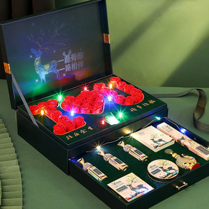 兰蔻专柜情人节国风全套彩妆组合套装礼盒雕花口红西子化妆品套盒