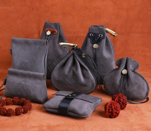 袋鼠阴囊零钱包蛋蛋玉器袋珠宝包玉器包珠宝袋盘玉包核桃包盘珠包