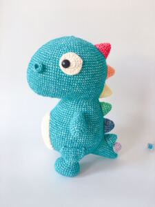 蜜思云 恐龙小胖胖钩针编织材料包孕妇解闷神器解压手工毛线玩.