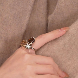 几何方块戒指女小众设计高级感食指戒韩国东大门时尚气质网红指环