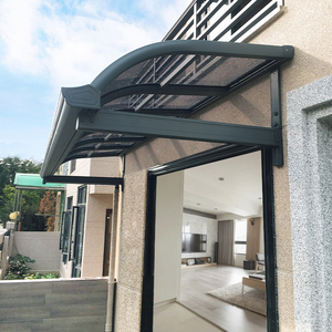 铝合金雨棚户外防雨阳台窗户雨棚庭院屋檐家用雨搭门头屋檐遮阳棚