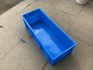 超大塑料周转箱长方形水产养殖过滤长箱长条养鱼养龟箱胶框盒子筐