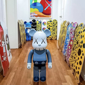 bearbrick1000%蓝牙联名限定暴力熊积木熊kaws02公仔手办大型摆件