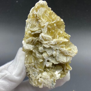 巴西天然黄云母原石金黄色矿物晶体矿石奇石教学标本收藏摆件