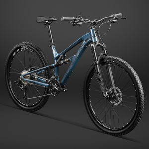 菲利普软尾山地车速降自行车男双减震油刹禧玛诺变速成人越野单车