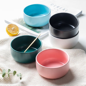 陶瓷吃饭碗单个创意个性家用可爱小碗北欧风面碗网红餐具碗碟套装