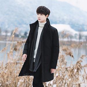 polar bear/北极熊(服饰配件)长款100%锦纶50%白鸭绒羽绒服