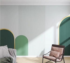 北欧莫兰迪几何壁画卧室背景墙布沙发电视背景壁纸格栅直播间壁布