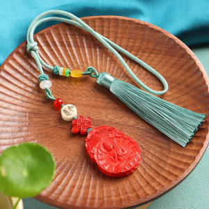 天然朱砂八大守护神包挂十二生肖本命佛挂件情侣款红砂丹砂男女款