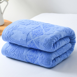 老式毛巾被纯棉夏季毛巾毯子加厚床单空调毯全棉夏被家用午休盖毯