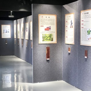 书画展板亚麻布博物馆书法作品移动展墙无缝艺术展览板文化宣传墙