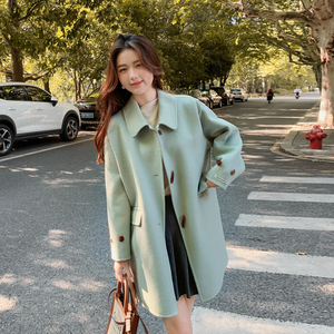 【豆绿色大衣女毛呢】豆绿色大衣女毛呢品牌,价格 - 阿里巴巴