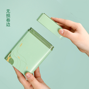 绿茶茶叶罐铁罐小号红茶马口铁盒龙井茶高档便携储存密封罐空罐子