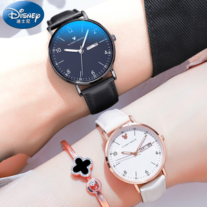 迪士尼情侣手表对表一对女男情侣款纪念日礼物送女友正品轻奢潮流