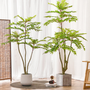 大型仿真绿植香椿树假植物盆栽客厅室内北欧ins风落地装饰摆件树