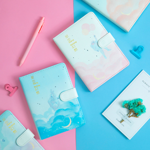 手工材料简约ins风创意记事精致学生日记横线儿童小清新原创手帐本子