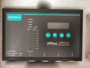 全新现货MOXA NPORT5650I-8-DT 8口桌面式摩莎服务器带隔离