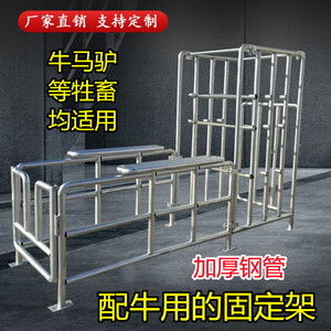牛配种架配种的马驴用等牲畜打针固定架加厚钢管高低调节交配固定