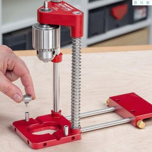 带钻式钻孔定位器 woodpackers打孔定位器木工定位仪塑料.