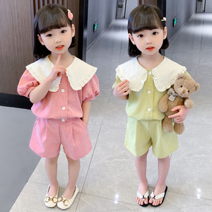 三岁女孩纯棉睡衣