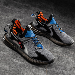 阿玛尼男鞋秋季气垫透气网面跑步鞋运动休闲板鞋增高ins老爹潮鞋