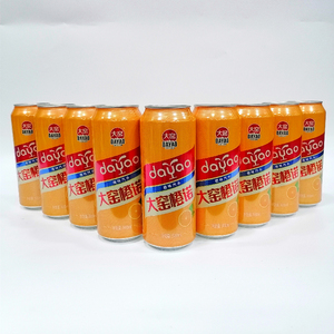 大窑嘉宾饮料500mlX20罐装怀旧碳酸汽水混合橙诺果味山东包邮橙味