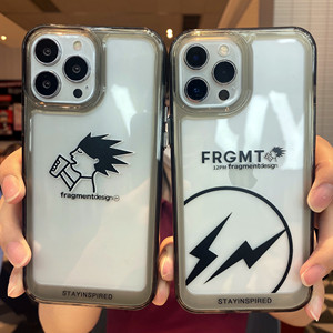 藤原浩闪电联名皮卡丘适用苹果iphone13promax手机壳12透明11情侣