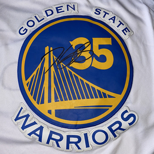 勇士 杜兰特 亲笔 签名 球衣 篮球服 克莱/克莱汤普森 库里 格林