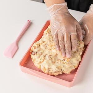 专用手工食品级牛轧糖自制切割沙琪玛烘焙磨具雪花酥模具盘活底