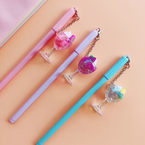 网红笔抖音仙女学生解压笔可爱少女心挂坠笔古风吊坠笔珍珠奶茶笔
