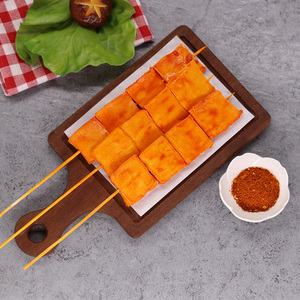 串一绝吉烧大串素食串户外烧烤食材油炸豆腐串铁板麻辣烫豆腐干串