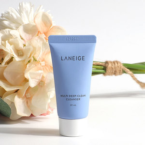 兰芝洗面奶小样30ml四合一净澈多效洁面膏蓝色深层清洁女专柜正品