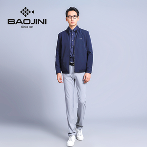 2022春季新款中年男士外套爸爸装茄克衫bkdr12355堡基尼男装1108