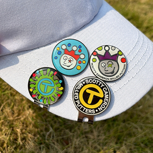 高尔夫帽夹带磁铁Golf Mark男女同款小丑圈T标记球配件球迷用品