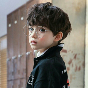 假发男女儿童光头短发自然刘海碎盖头发整顶化疗发套学生拍照写真