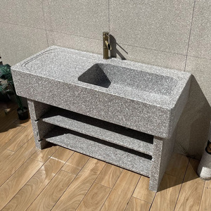 室外大理石洗手台庭院洗菜水池台盆石头洗衣池花岗岩石材户外水槽