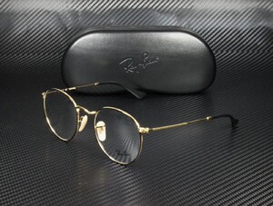 rayban雷朋 rx3447v 2991 51mm 金色圆框光学眼镜近视框架平光镜