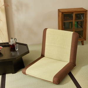 绘家日式草编坐地椅和室椅榻榻米茶椅无腿椅塌塌米凳子靠背折叠椅