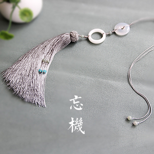 陈情令蓝忘机同款腰玉佩古风流苏吊坠汉服压襟禁步配饰车挂件挂饰