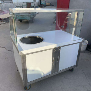 摆摊小推车凉皮车凉菜凉面早餐车手推外卖车冰粉车小吃车推车移动