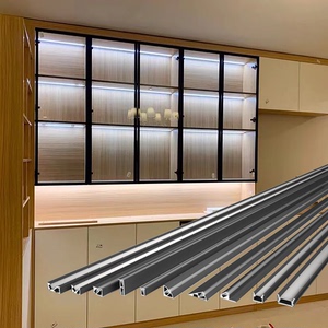 led橱柜灯暗装灯嵌入式衣柜展柜电视柜酒柜灯极窄感应层板线条灯