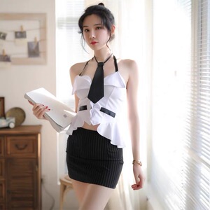 情趣内衣激情套装床上性感秘书制服漏乳挑逗紧身包臀诱惑套装骚女