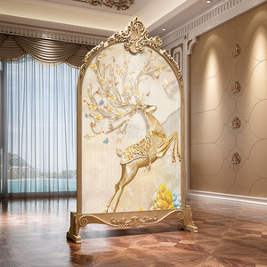 屏风隔断客厅玄关欧式